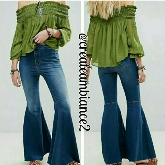 Free People Float On Flare Jeans - Picture 2 of 10